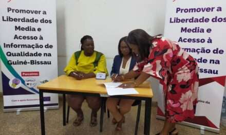 Média fundação e SINJOTECS lançam o projeto de promoção da liberdade e acesso à informação de qualidade na Guiné-Bissau.
