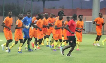 CHAN Argélia 2022: Guiné-Bissau Realiza  último treino antes do jogo com Gâmbia