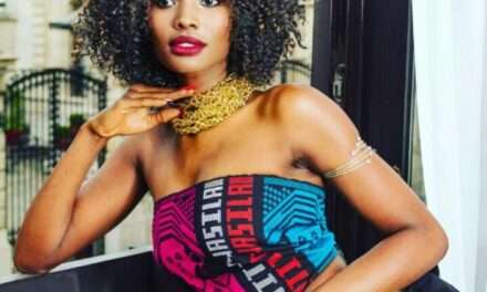 Chaila Bari modelo afro-belga de nacionalidade Guinéense.