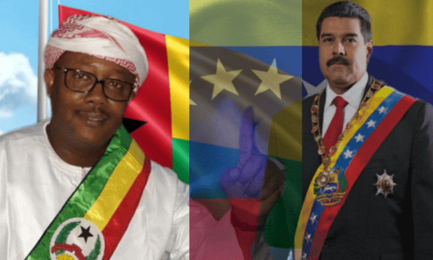 Presidente Sissoco e Nicolás Maduro passam em revista a cooperação biateral entre os dois países.