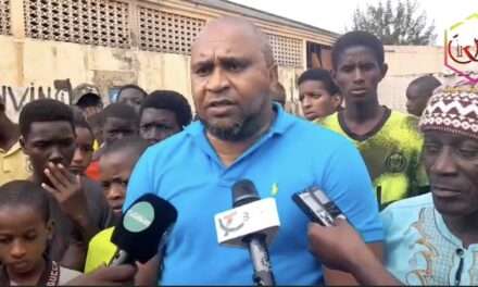 Caíto Texeira lança desafio aos promessas do futebol da Guiné-Bissau.