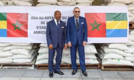 Rei do Marrocos, doou 2.000 toneladas de fertilizantes à Gabão