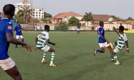 Desportivo de Gabú humilhado em Bissau e perde com Sporting 6/1