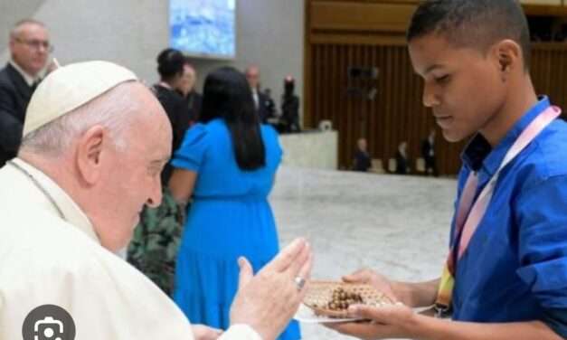 Papa Francisco recebe jovens Turcos.