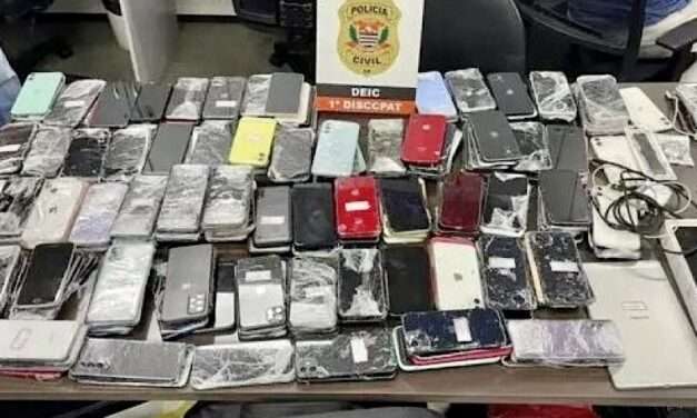 Polícia de São Paulo anunciou a detenção do principal ladrão de telemóveis do Brasil.