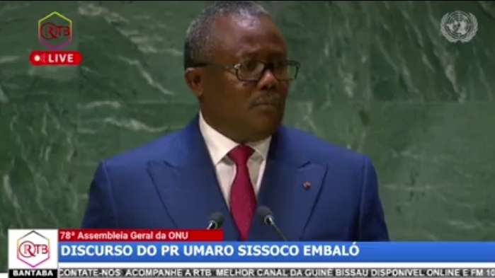 Presidente da Guiné-Bissau defende multilateralismo e cooperação internacional na 78ª Assembleia Geral da ONU