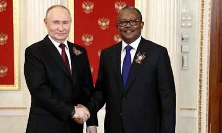 Guiné-Bissau é um “parceiro sólido” para a Rússia, afirma Sissoco Embaló a Vladimir Putin