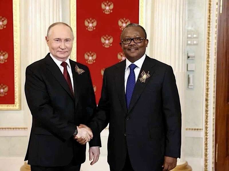 Guiné-Bissau é um “parceiro sólido” para a Rússia, afirma Sissoco Embaló a Vladimir Putin